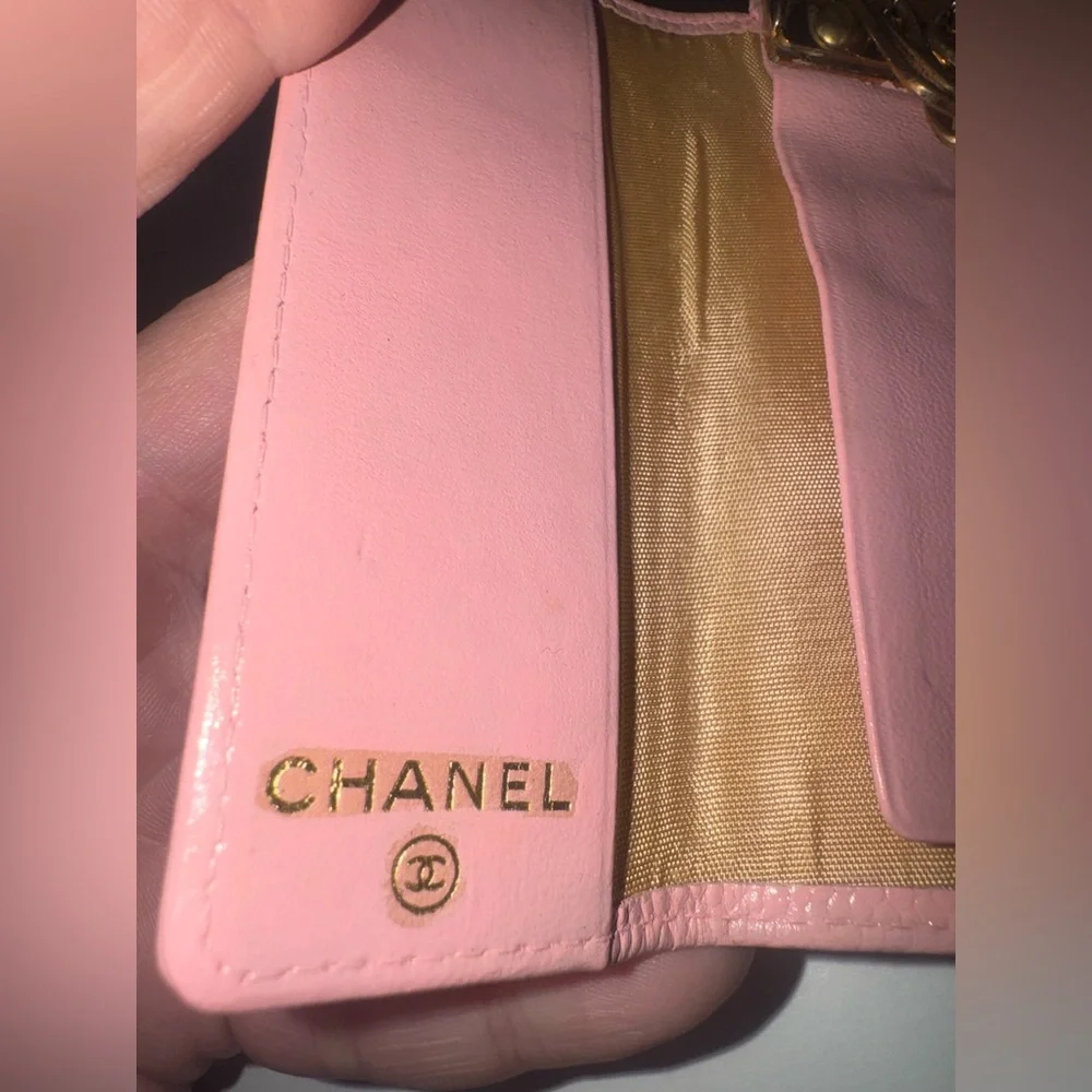 CHANEL Pink Key and Card Holder w/ Box, Dust Bag, and Bag. P - Picture 6 of 14